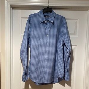 Ralph Lauren Classic Fit Blue Plaid Men's Shirt